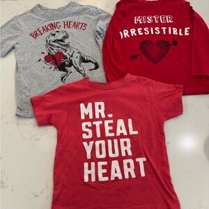 Valentine's 4T Kids Tee Trio